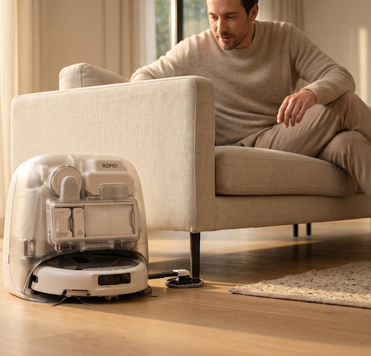 DJI ROMO 2 Robot Vacuum and Mop