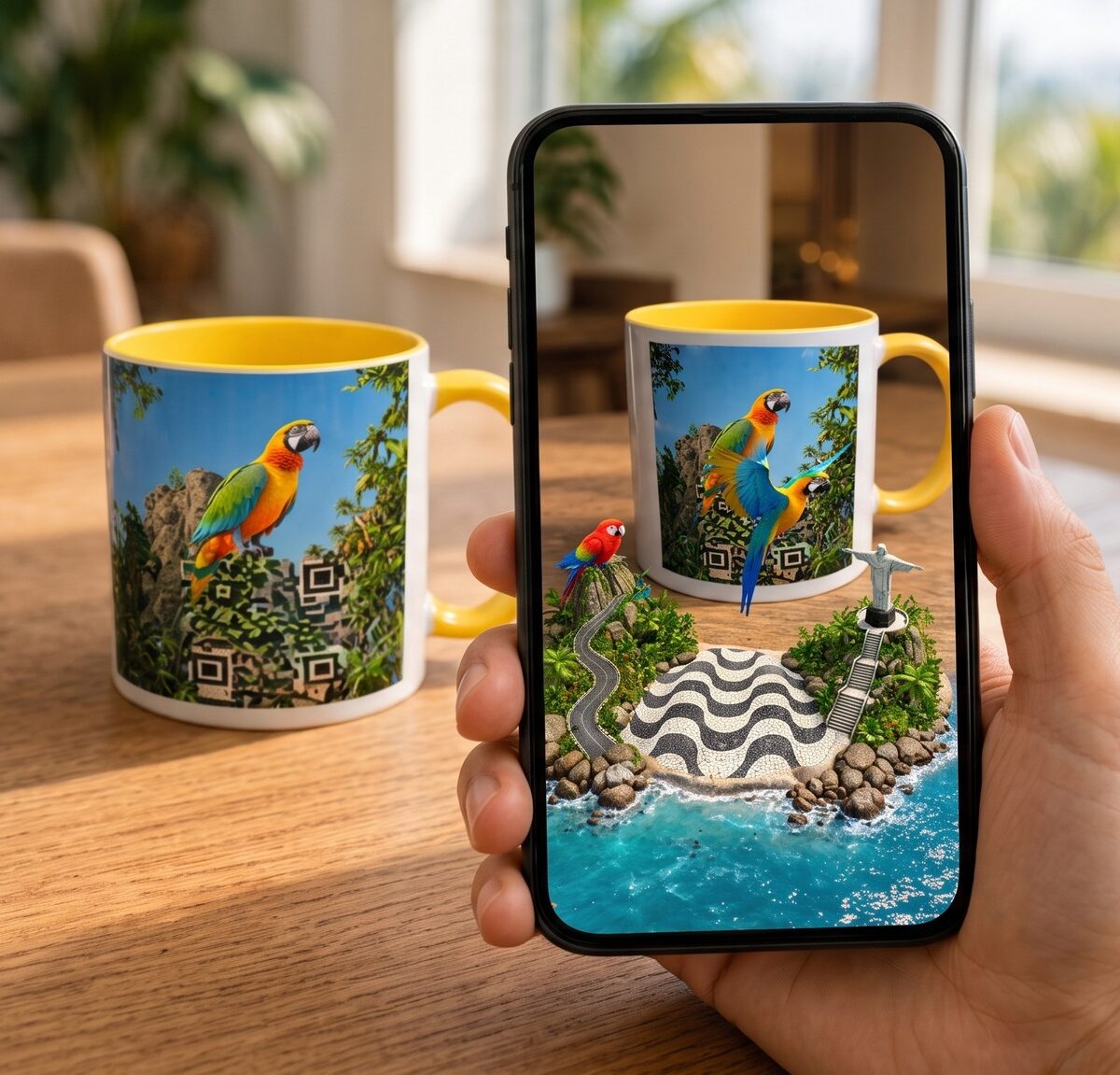 Mug Alive Parrot Rio AR Coffee Mug