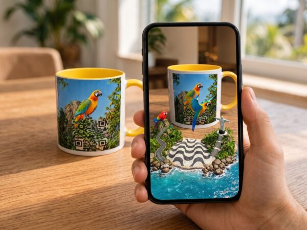 Mug Alive Parrot Rio AR Coffee Mug