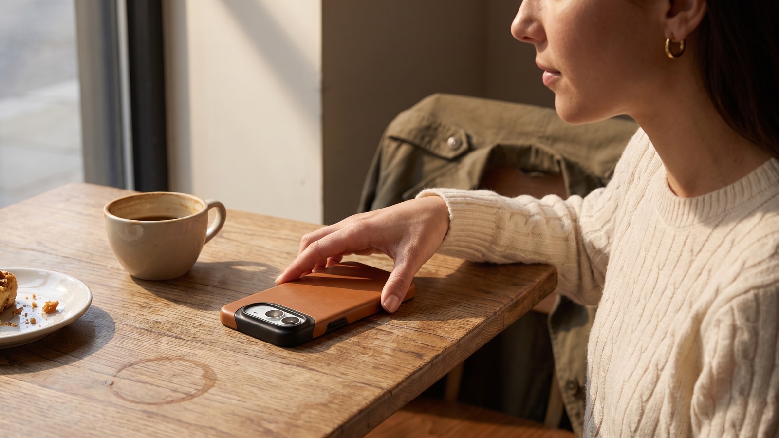 Nomad Mag Leather Back for iPhone Duo Features