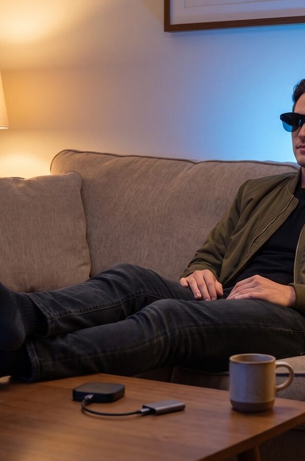 RayNeo GT Max AR Glasses with 267-Inch Cinema Display