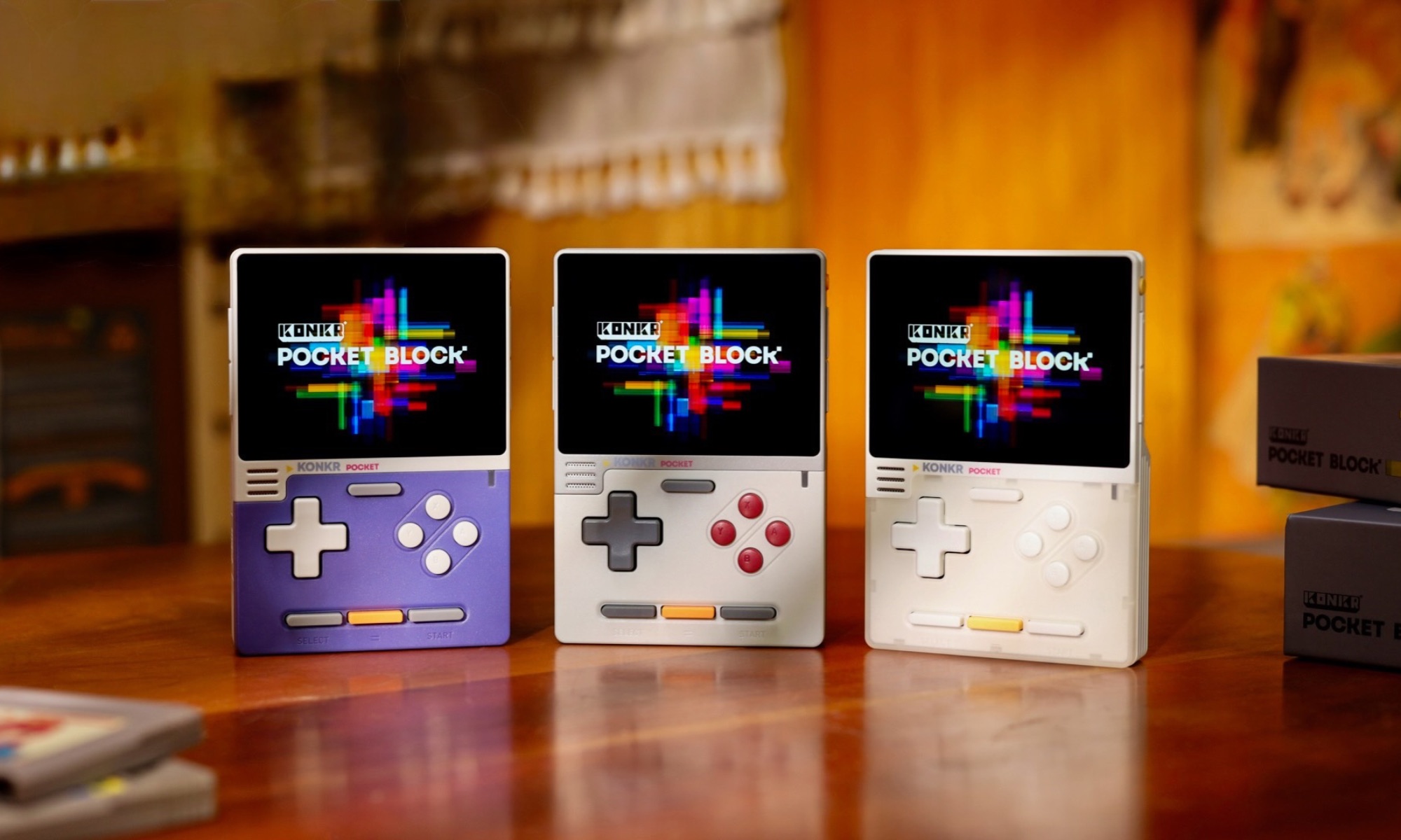 AYANEO KONKR Pocket BLOCK is a tiny  Game Boy tribute