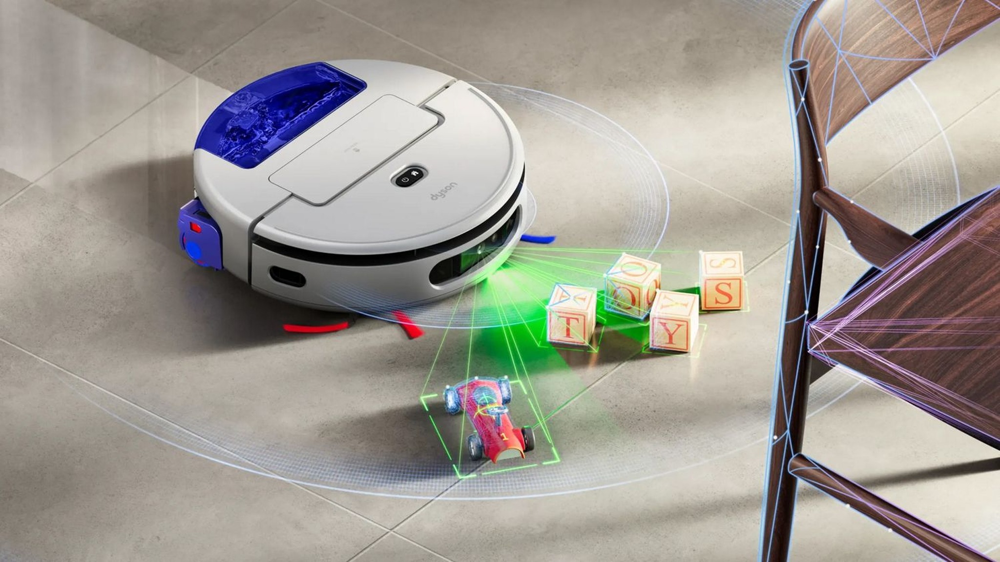 Dyson R3 Nurovi Spot+Scrub UV Robot Vacuum