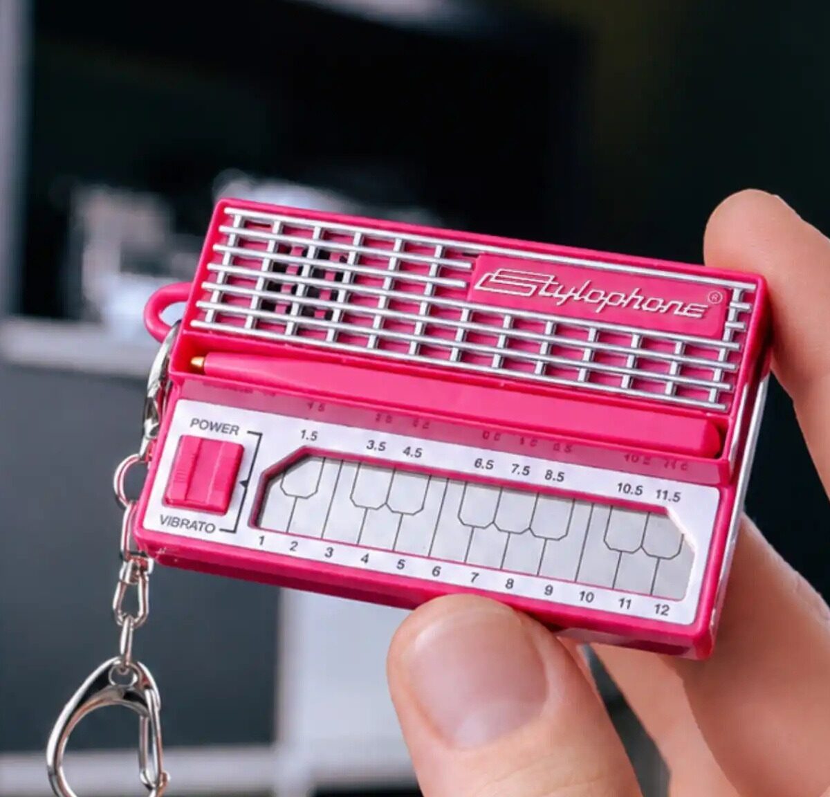 Stylophone Mini Pink Keychain Synth